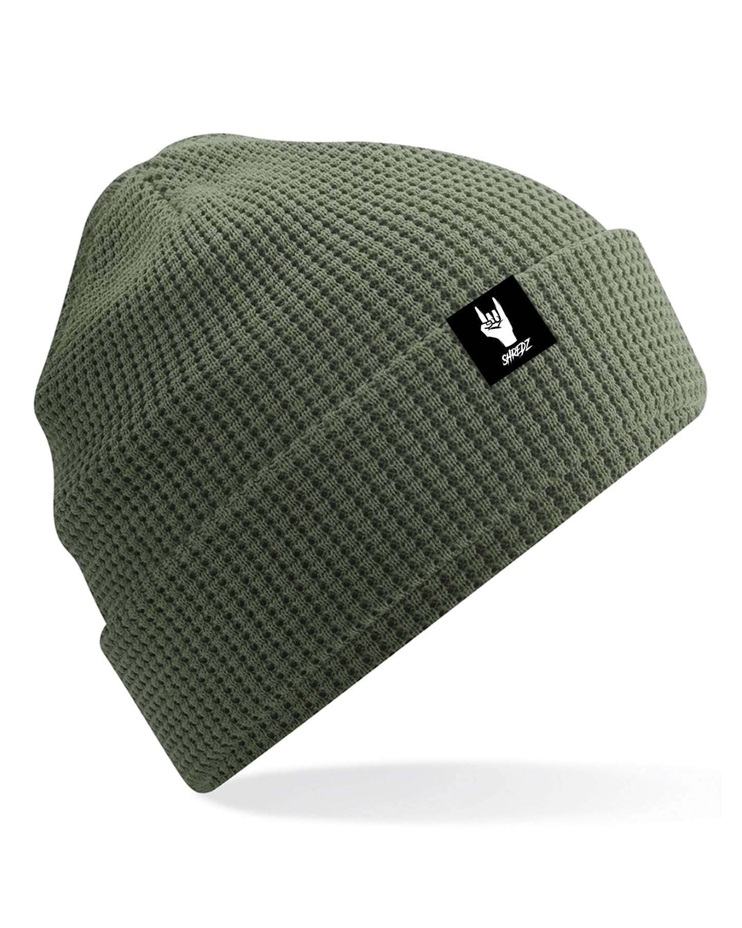 Shredz Organic Cotton Waffle Beanie