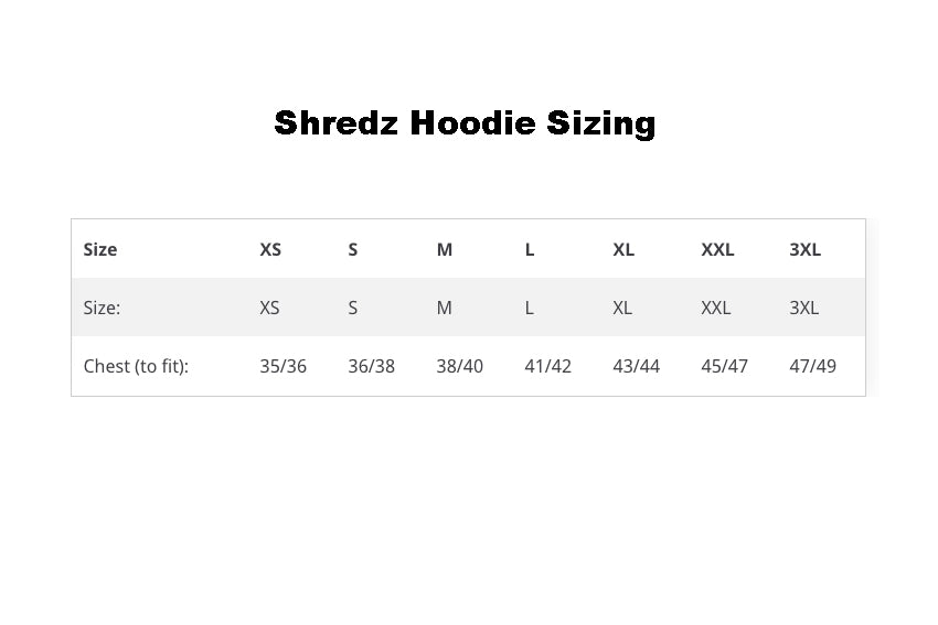 Shredz Premium Organic & Recycled Logo Hoodie