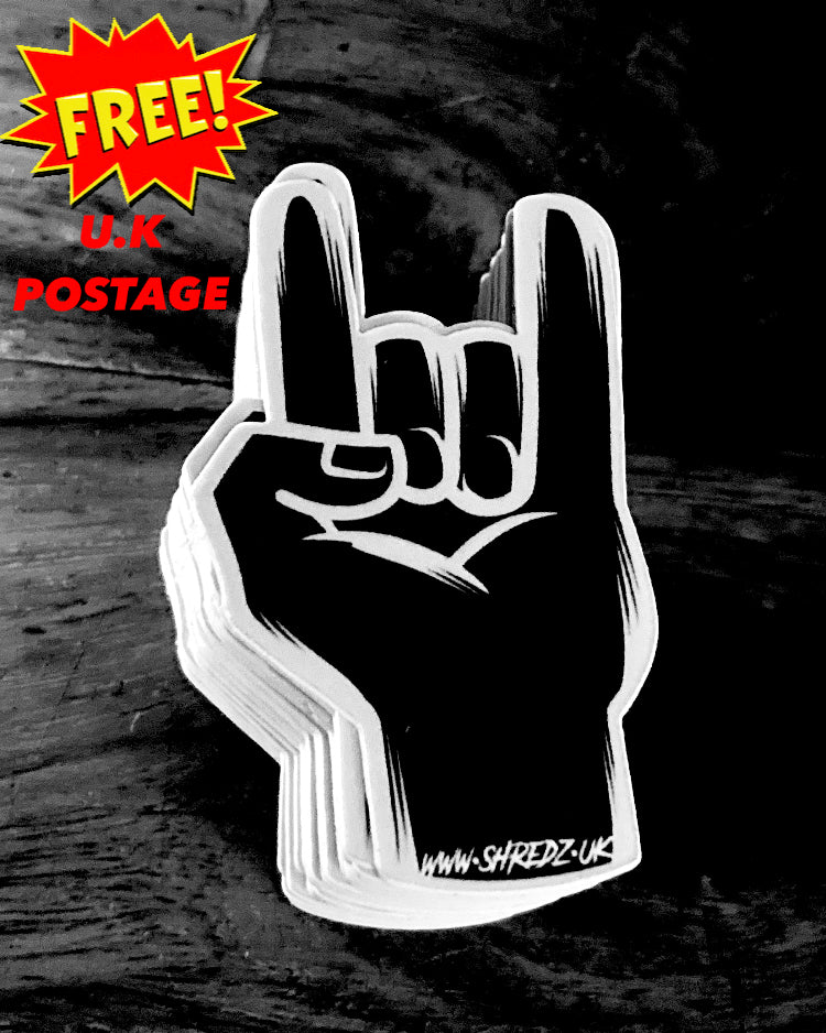 Shredz Rock Hand logo sticker π€π»π€π»π€π»