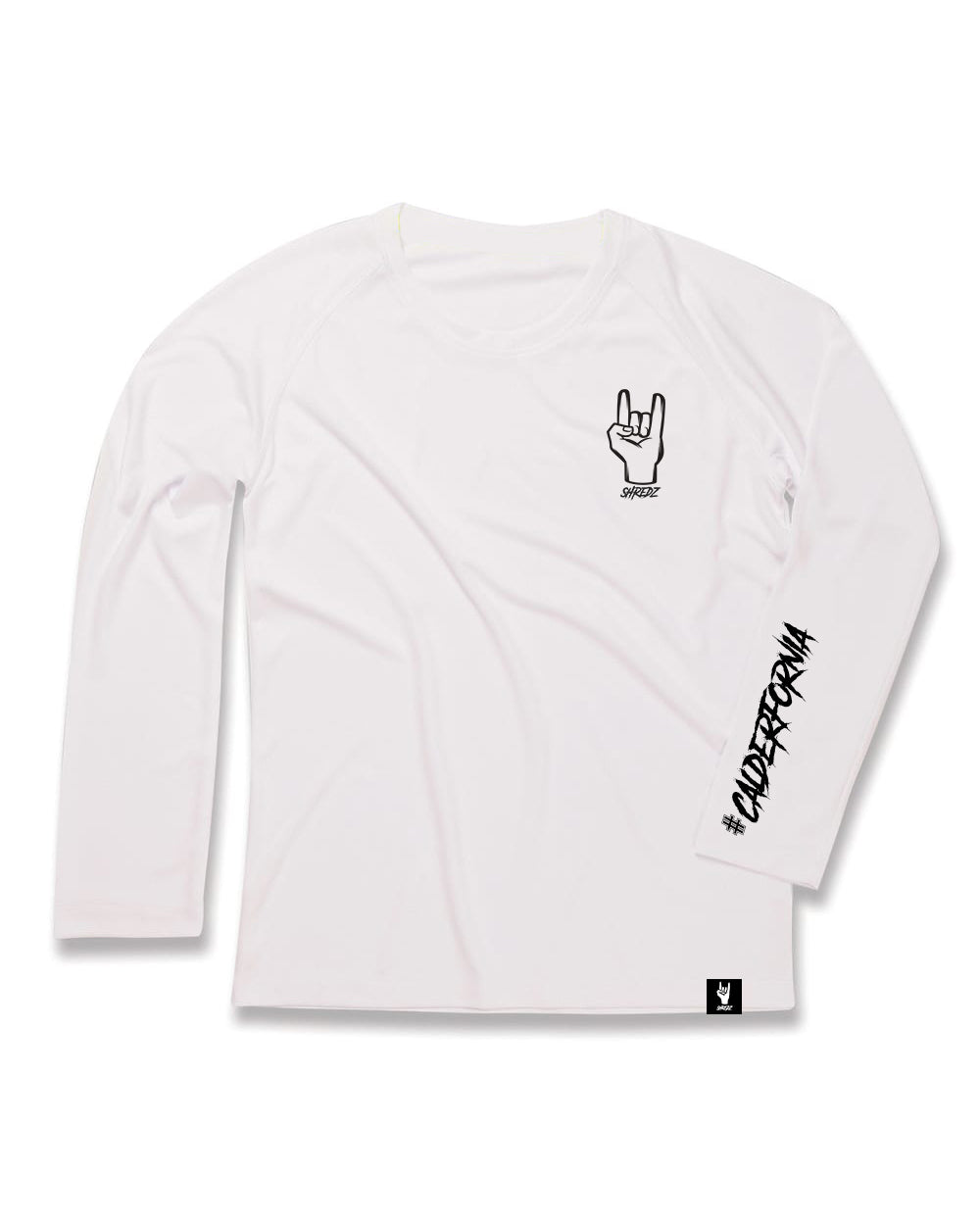 Shredz White Rock Hand Logo Mountain Bike Jersey